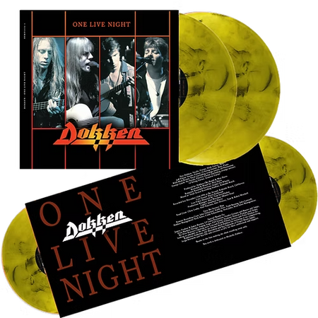 Dokken One Live Night (Limited Edition, Yellow Smoke Colored Vinyl) (2 Lp's)