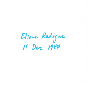 ELIANE RADIGUE 11 Dec 80