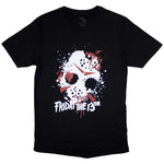 Friday the 13th Jason Blood Splat Black