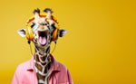 The Moo Do Media Music Loving Giraffe