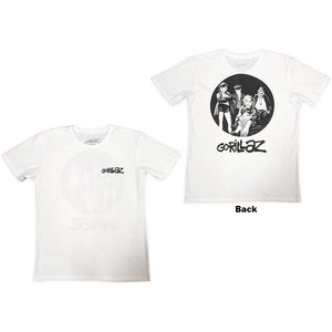 Gorillaz Song Machine Brush Logo White