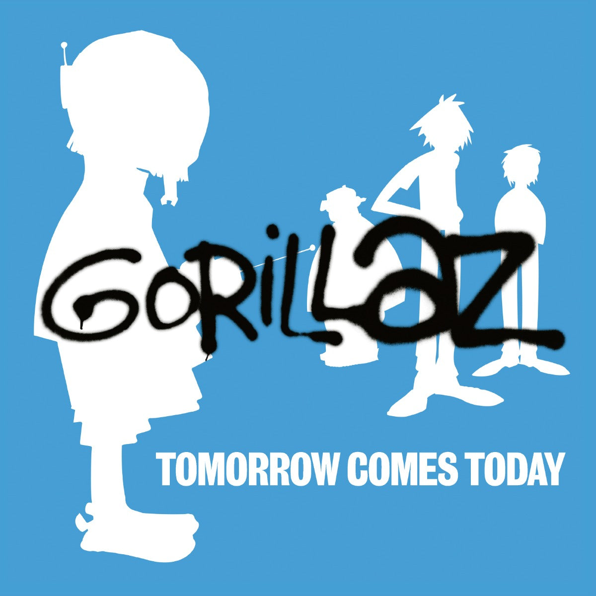 Gorillaz Tomorrow Comes Today Ep (White/Blue Color-In-Color Vinyl)
