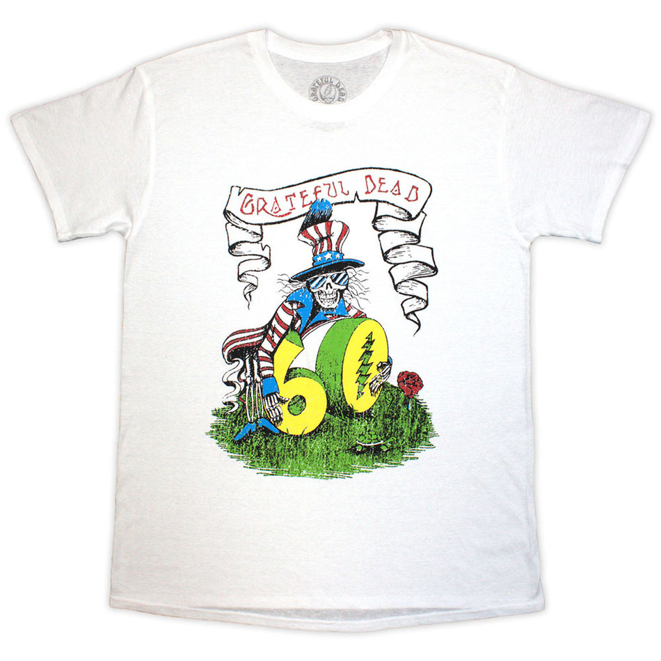 Grateful Dead 60th Rose Pose White