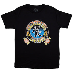 Grateful Dead Bear Roses Black