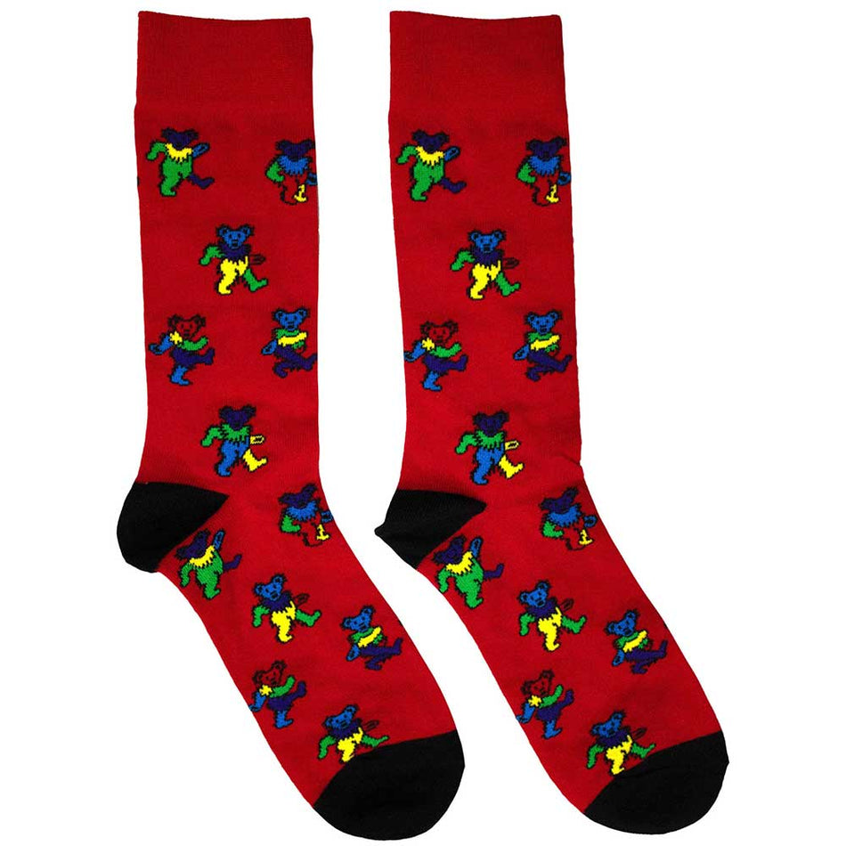Grateful Dead Dancing Bears Red