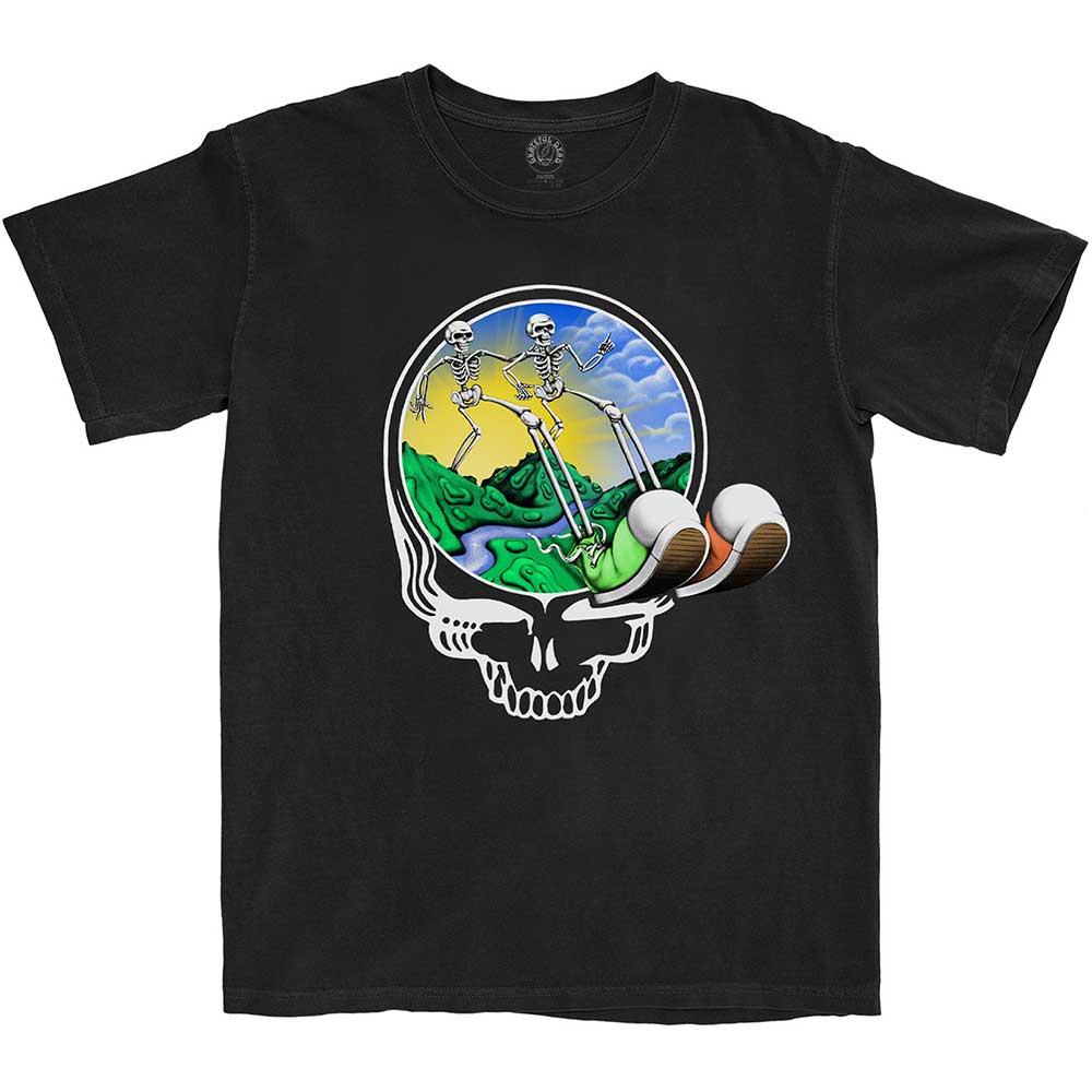 Grateful Dead Skeles Stepping Black