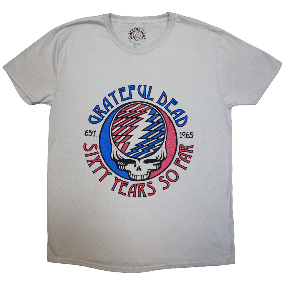 Grateful Dead Stealie 60 Grey