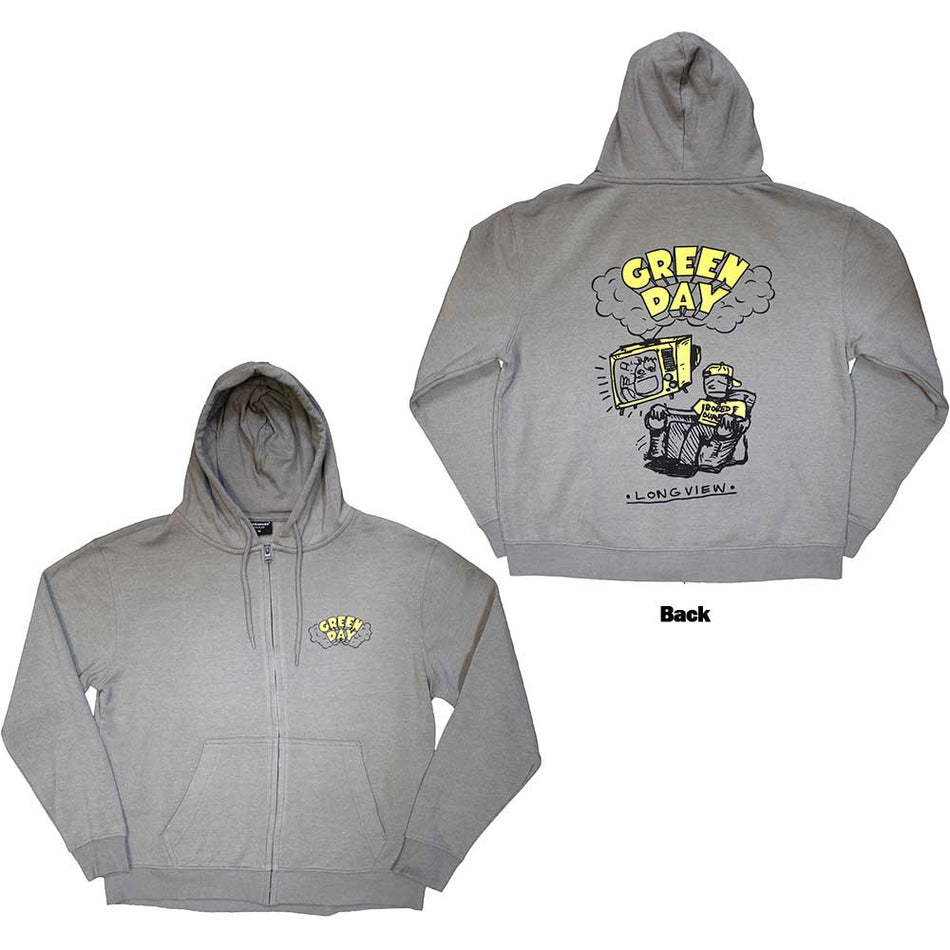 Green Day Longview Doodle Grey