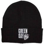Green Day Stacked Logo & Grenade Black