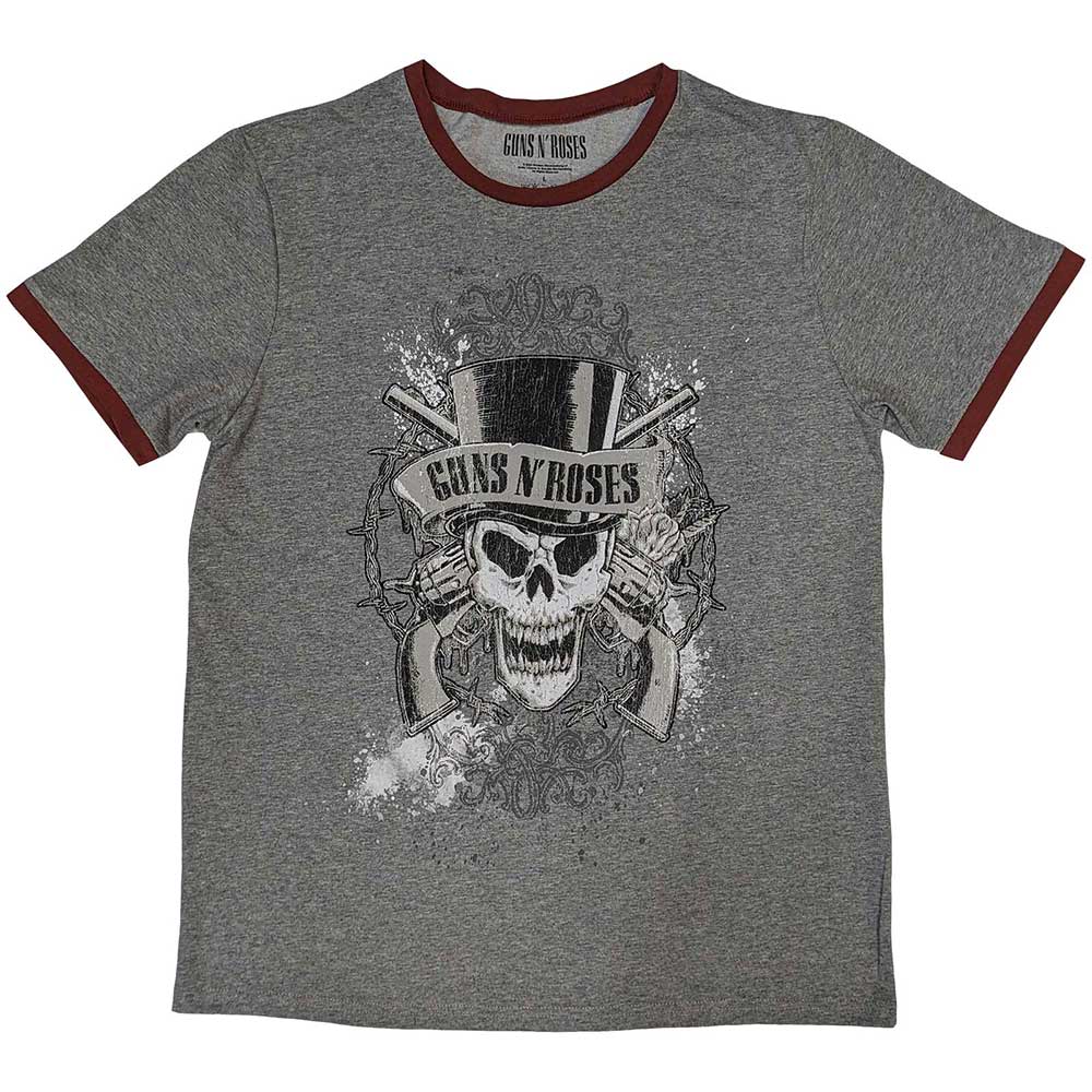 Guns N' Roses Faded Skull Grey