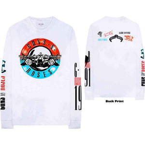 Guns N' Roses Motorcross Logo White