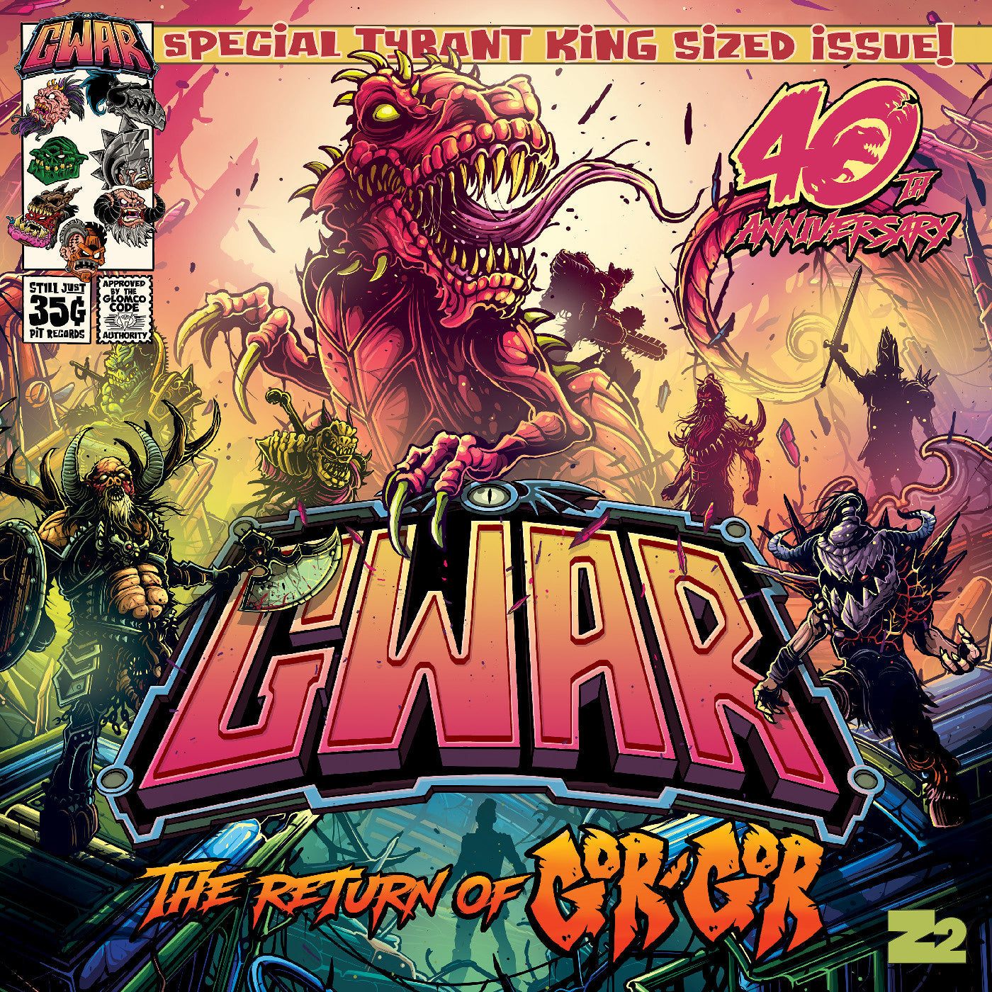 GWAR The Return Of Gor Gor (Semi-Transparent Purple Vinyl)