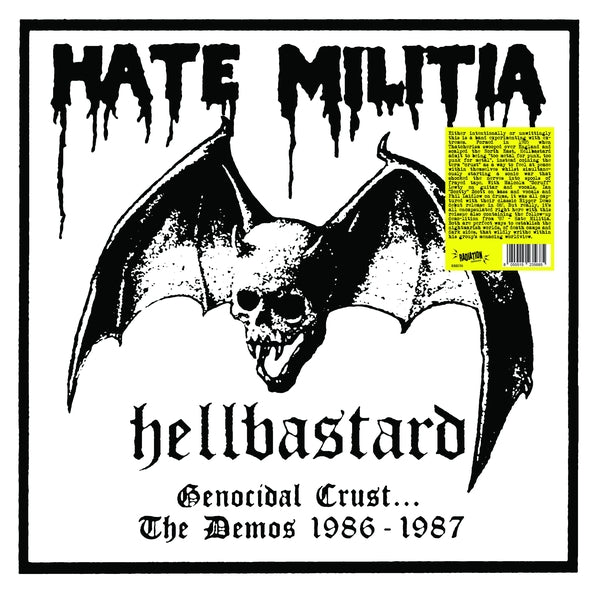 HELLBASTARD Genocidal Crust: The Demos 1986-1987 (Color Vinyl)