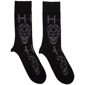 Him Heartagram Skull Black