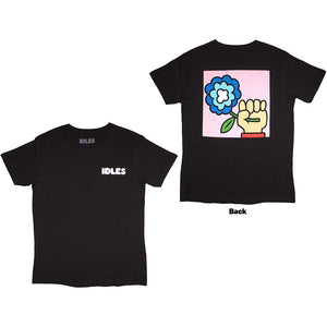 IDLES Cartoon Flower Black