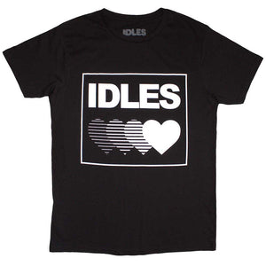 IDLES Gradient Heart Black