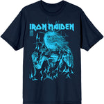 Iron Maiden 50 Life After Death Flames Blue Blue