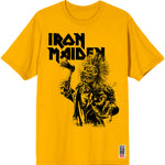 Iron Maiden Est. 1975 Eddie Axe Graphic Yellow