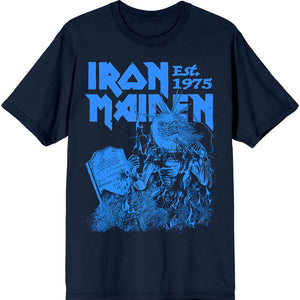Iron Maiden Est. 1975 Life After Death Stamp Blue