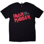 Iron Maiden Est. 1975 Slanted Logo Black