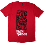 Iron Maiden Est. 1975 Stamp Logo Black Red