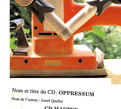 ISRAEL QUELLET Oppressum