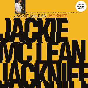 Jackie Mclean Jacknife (Clear Vinyl) [Lp]