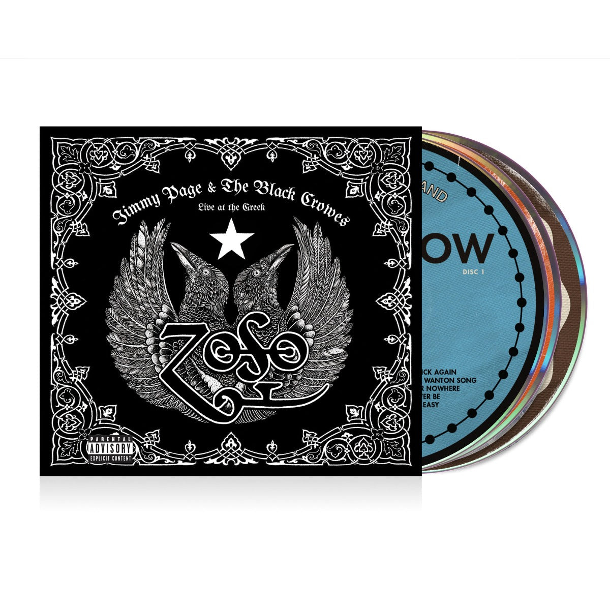 Jimmy Page & The Black Crowes Live At The Greek (3 CD digipak)