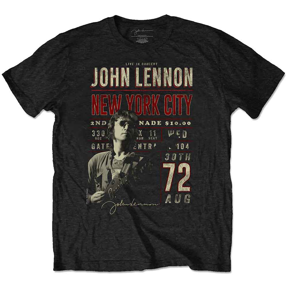 John Lennon New York City '72 Black