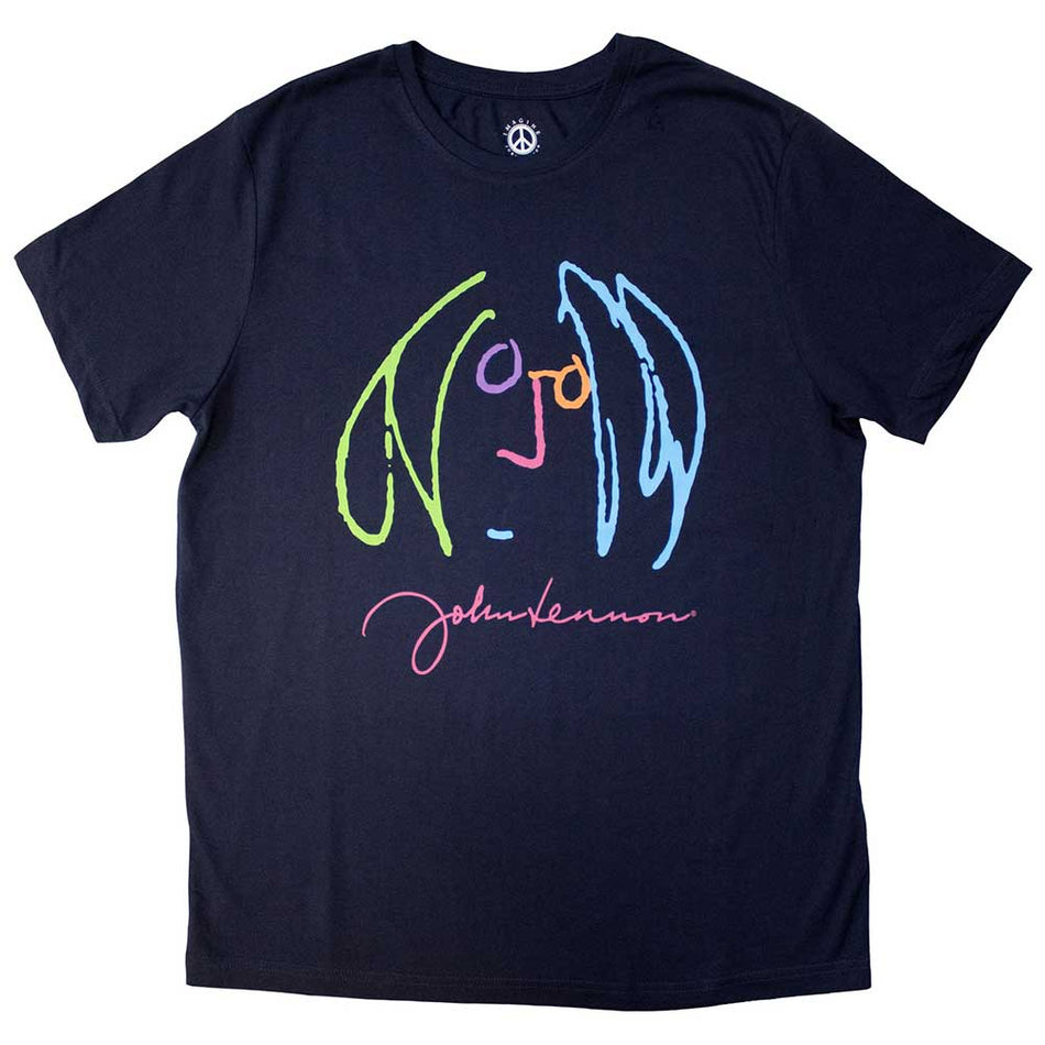John Lennon Self Portrait Full Colour Blue