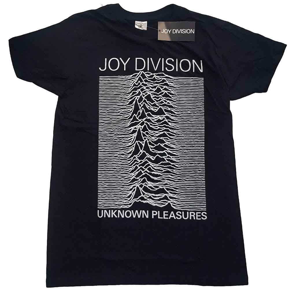 Joy Division Unknown Pleasures White On Black Black