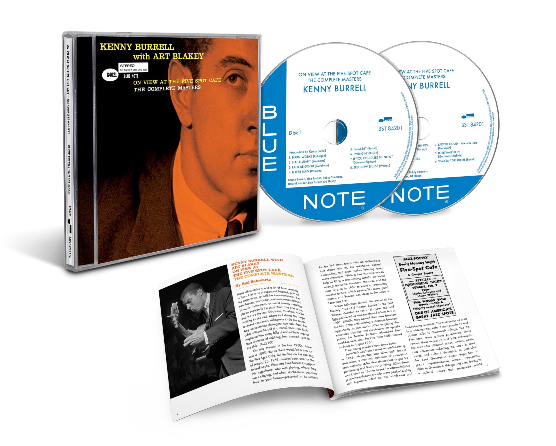 Kenny Burrell With Art Blakey On View At The Five Spot Cafe: The Complete Masters (Blue Note Tone Poet Series) [2 Cd]