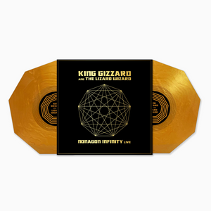 King Gizzard and the Lizard Wizard Nonagon Infinity Live (Indie Exclusive, Gold Nugget Nonagon-Shaped Colored Vinyl, Limited Edition, Gatefold LP Jacket) (2 Lp)