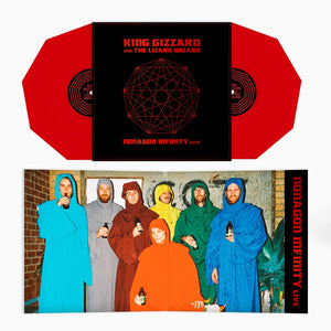 King Gizzard and the Lizard Wizard Nonagon Infinity Live (Indie Exclusive, Red Colored Vinyl, Limited Edition) (2 Lp's)