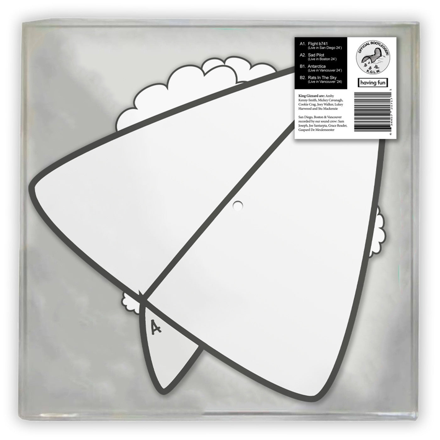 King Gizzard & The Lizard Wizard Live In 24' (Paper Airplane Picture Disc Vinyl)
