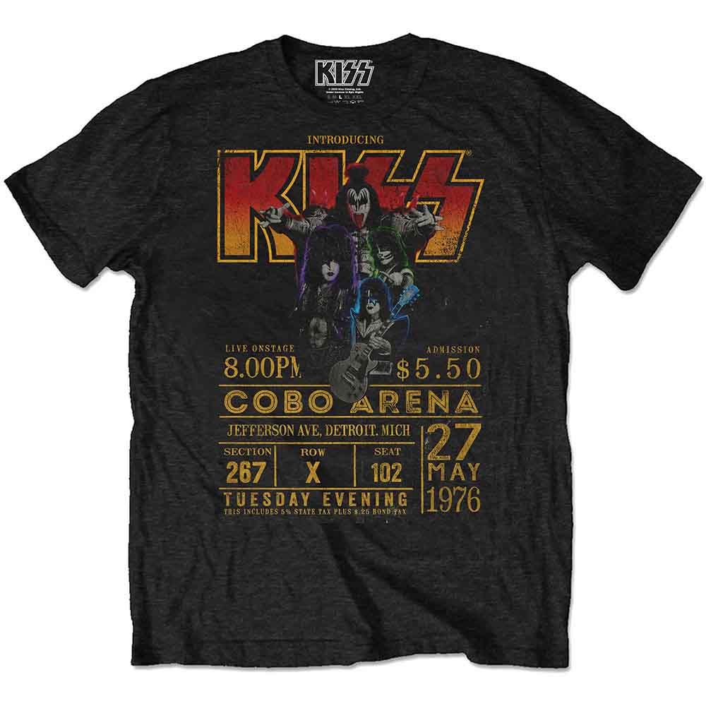 Kiss Cobo Arena '76 Black