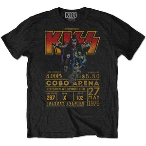 Kiss Cobo Arena '76 Black