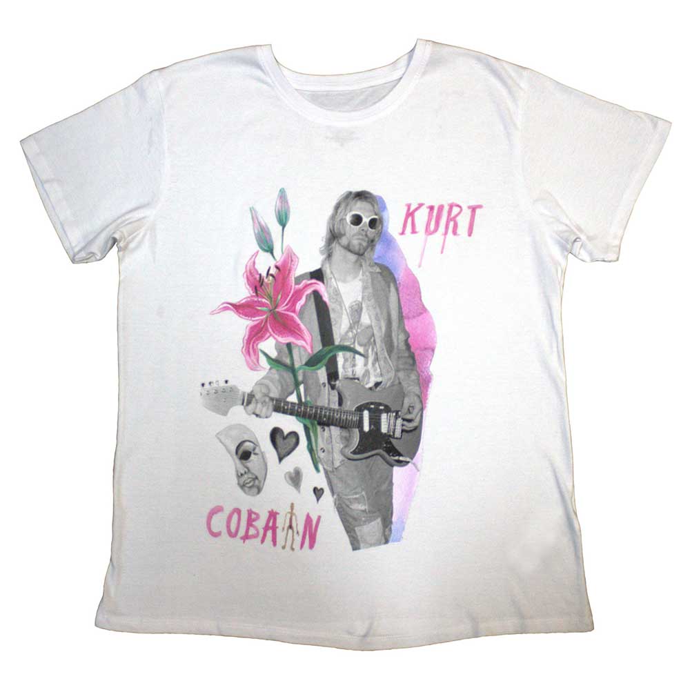 Kurt Cobain Flower White