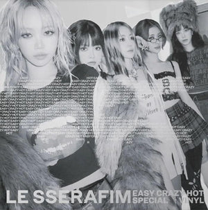 LE SSERAFIM Easy-Crazy-Hot' Special Vinyl [Silver White] [Indie Exclusive]