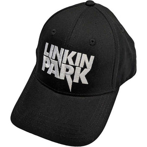 LINKIN PARK White Logo Black