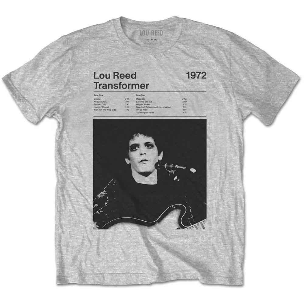Lou Reed Transformer Track List Grey