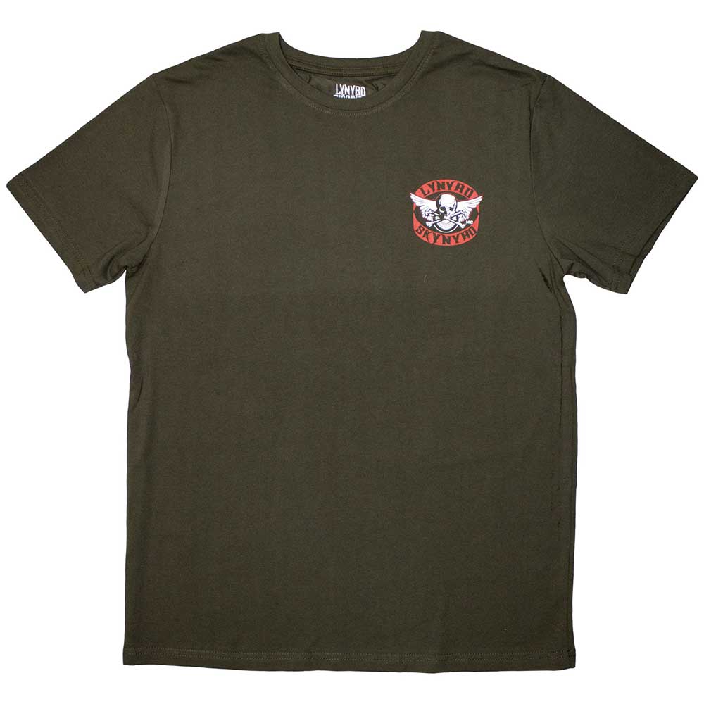 Lynyrd Skynyrd Mini Biker Patch Logo Green