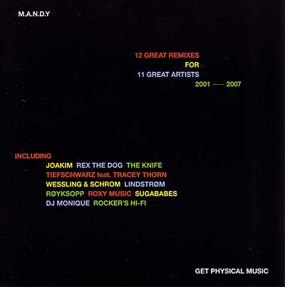 M.A.N.D.Y. 12 Great Remixes For 11 Great Artists 2001-2007