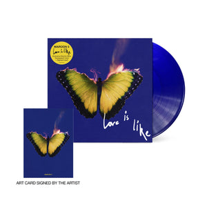 Maroon 5 Love Is Like – Limited Edition Transparent Electric Blue Vinyl [Signed Insert]