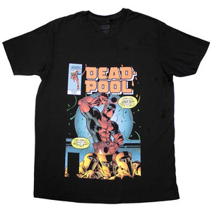 Marvel Comics Deadpool Bubble Text Black