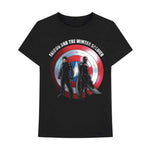 Marvel Comics Falcon & Winter Soldier Shield Logo Black