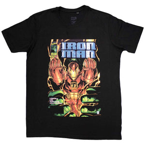 Marvel Comics Iron Man Fist Comic Cover Black