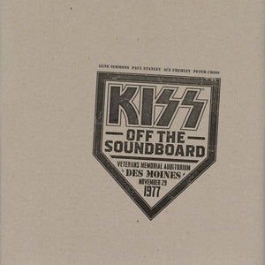KISS - Off The Soundboard: Live In Des Moines | 2LP | The Ultimate KISS Live