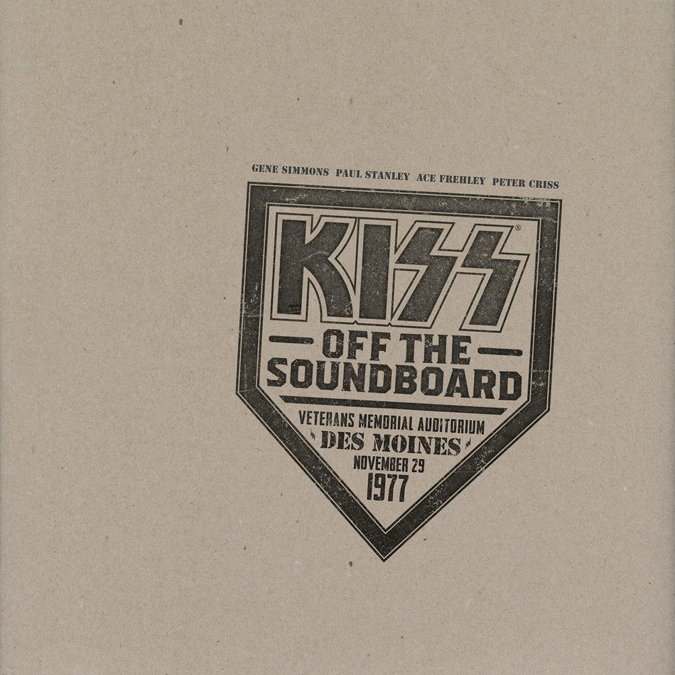 KISS - Off The Soundboard: Live In Des Moines | 2LP | The Ultimate KISS Live