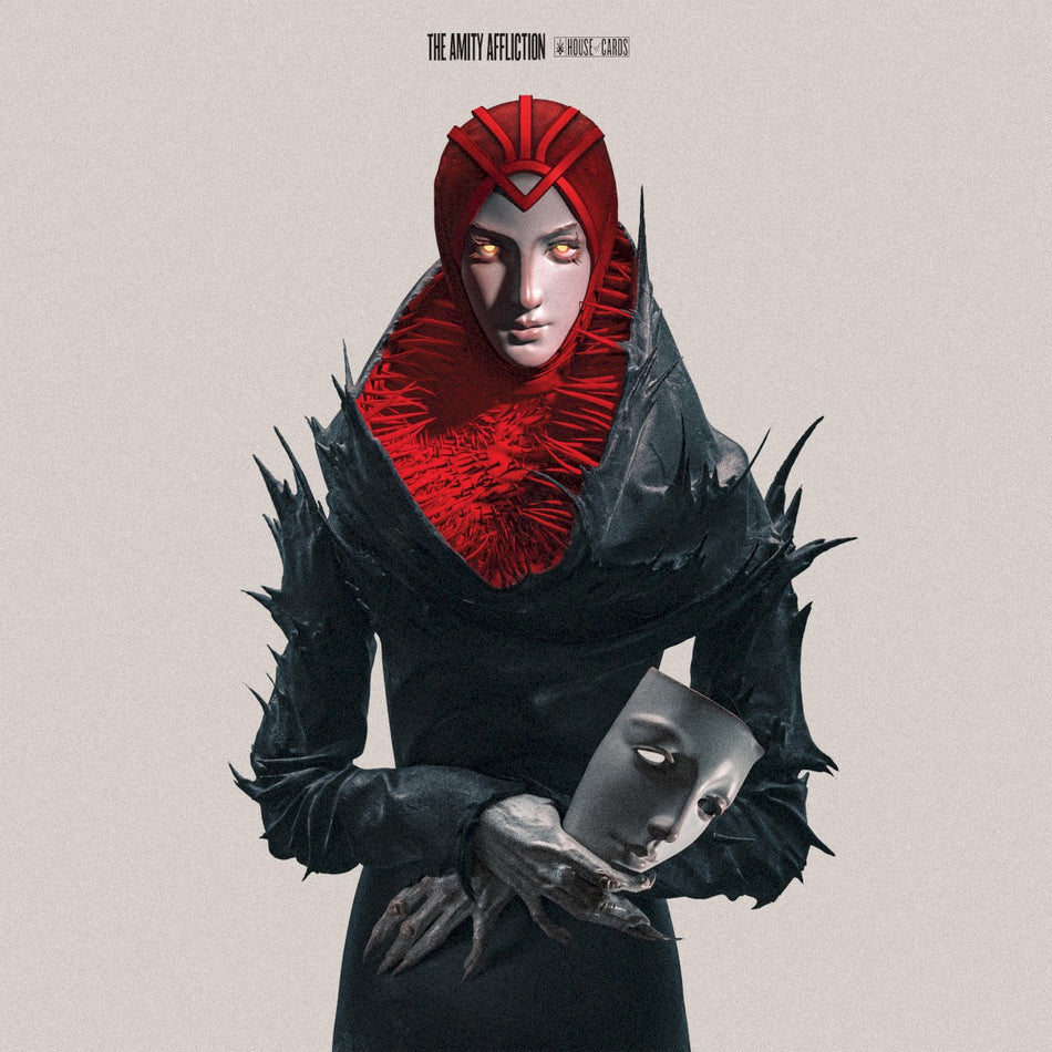 The Amity Affliction - House Of Cards | White Black Tri-Stripe LP